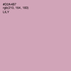 #D2A4B7 - Lily Color Image