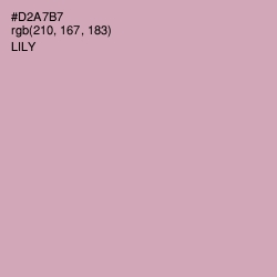 #D2A7B7 - Lily Color Image