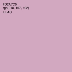 #D2A7C0 - Lilac Color Image