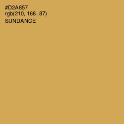 #D2A857 - Sundance Color Image