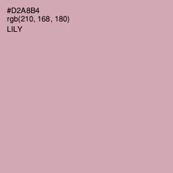 #D2A8B4 - Lily Color Image