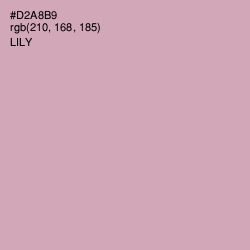 #D2A8B9 - Lily Color Image