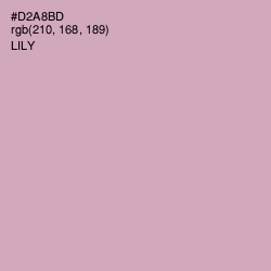 #D2A8BD - Lily Color Image