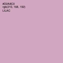 #D2A8C0 - Lilac Color Image