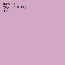 #D2A8C4 - Lilac Color Image