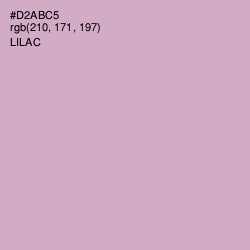 #D2ABC5 - Lilac Color Image