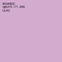 #D2ABCE - Lilac Color Image