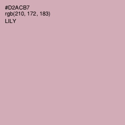 #D2ACB7 - Lily Color Image