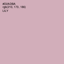 #D2ADBA - Lily Color Image