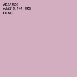 #D2AEC0 - Lilac Color Image