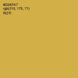 #D2AF47 - Roti Color Image