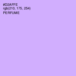 #D2AFFE - Perfume Color Image