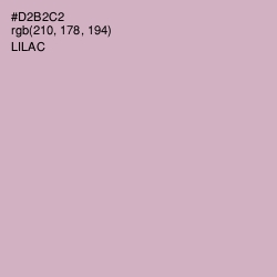 #D2B2C2 - Lilac Color Image