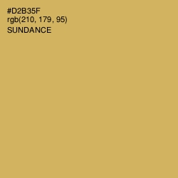 #D2B35F - Sundance Color Image