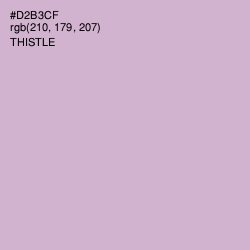 #D2B3CF - Thistle Color Image