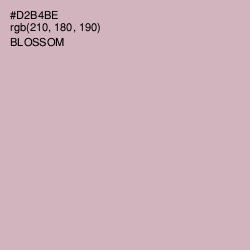 #D2B4BE - Blossom Color Image