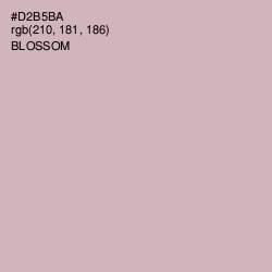 #D2B5BA - Blossom Color Image