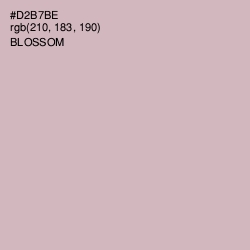 #D2B7BE - Blossom Color Image