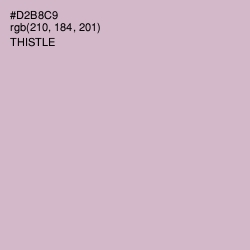 #D2B8C9 - Thistle Color Image