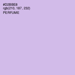#D2BBE8 - Perfume Color Image