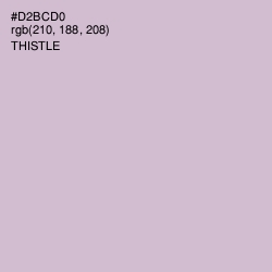 #D2BCD0 - Thistle Color Image