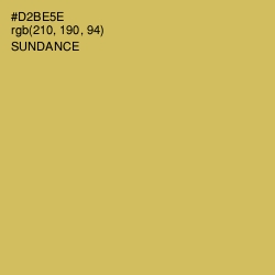 #D2BE5E - Sundance Color Image