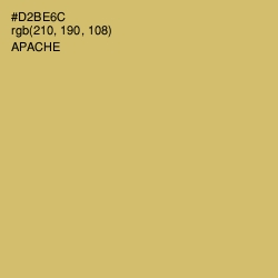 #D2BE6C - Apache Color Image