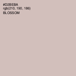 #D2BEBA - Blossom Color Image