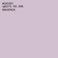 #D2C0D1 - Maverick Color Image