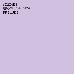#D2C0E1 - Prelude Color Image