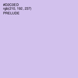 #D2C0ED - Prelude Color Image