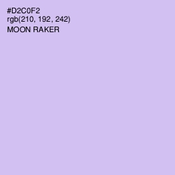 #D2C0F2 - Moon Raker Color Image