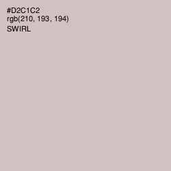 #D2C1C2 - Swirl Color Image