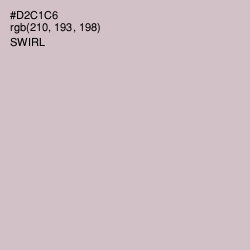 #D2C1C6 - Swirl Color Image