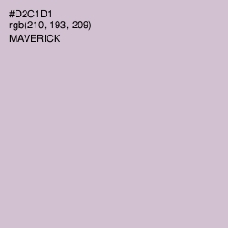 #D2C1D1 - Maverick Color Image