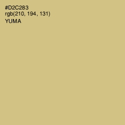 #D2C283 - Yuma Color Image
