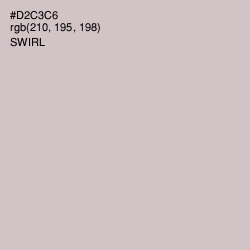 #D2C3C6 - Swirl Color Image