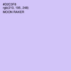 #D2C3F8 - Moon Raker Color Image