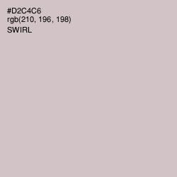 #D2C4C6 - Swirl Color Image