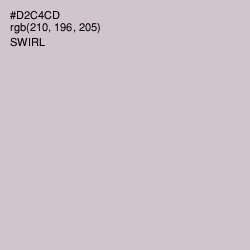 #D2C4CD - Swirl Color Image