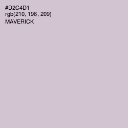 #D2C4D1 - Maverick Color Image
