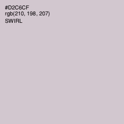 #D2C6CF - Swirl Color Image