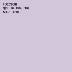#D2C6DB - Maverick Color Image