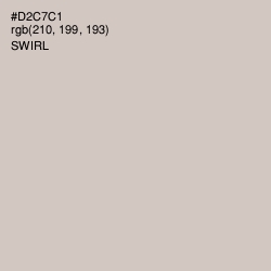 #D2C7C1 - Swirl Color Image