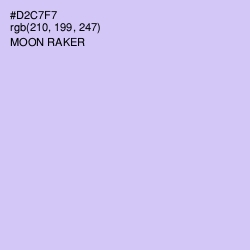 #D2C7F7 - Moon Raker Color Image