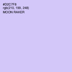 #D2C7F8 - Moon Raker Color Image