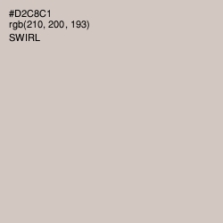 #D2C8C1 - Swirl Color Image