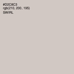 #D2C8C3 - Swirl Color Image