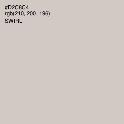 #D2C8C4 - Swirl Color Image