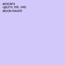 #D2C8F9 - Moon Raker Color Image